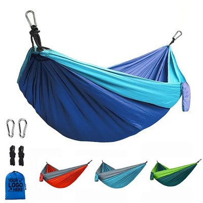 Portable Double Nylon Hammock for Two