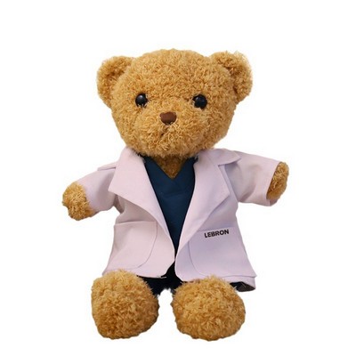 White Coat Medical Gifts Stuffed Dr. Bears