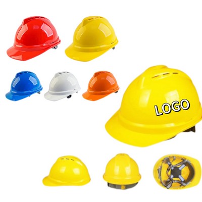 Hard Hat with 4 Point Suspension Breathable Style