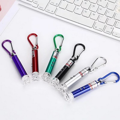 3-in-1 Carabiner LED Flashlight