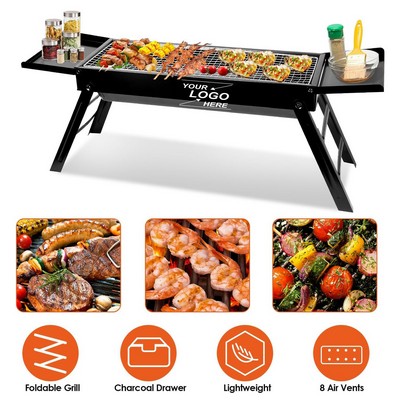 Portable Folding Charcoal BBQ Grill