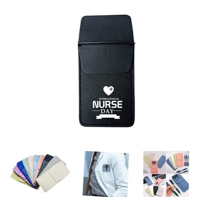 Nurse PU Leather Pen Pouch Holder Organizer