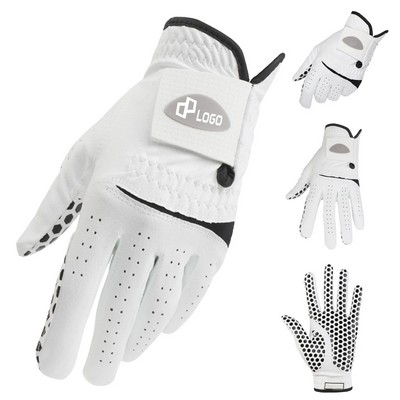 Pu And Sheepskin Wear-Resistant And Breathable Golf Gloves