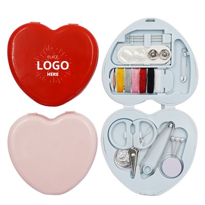 Heart-Shaped Sewing Kit