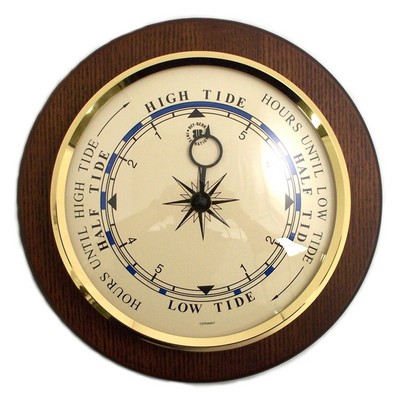 Tide Clock on Cherry Wood