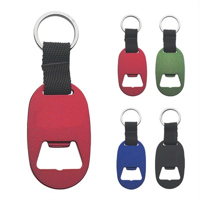 Metal Key Tag With Bottle Opener