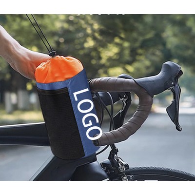 Insulated Large Capacity Front Water Bottle Bag for Cycling