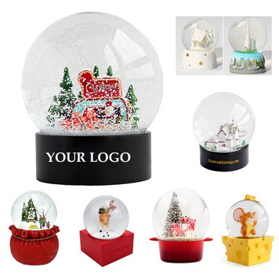 Custom Gift Snow Crystal Globe