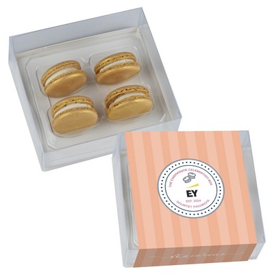 Macaron Gift Set / 4 Pack - The Champagne Celebration Box