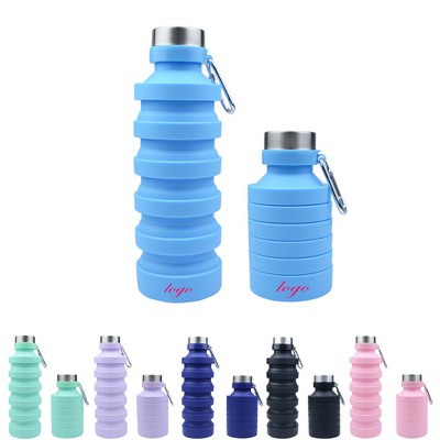 Collapsible Silicone Water Bottle