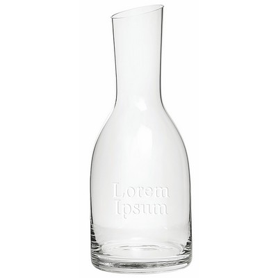 33.8 Oz. Verona Straight-Neck Glass Carafe