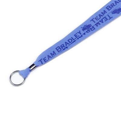 Direct Screen Printed Lanyard w/Split Ring (19"x5/8")