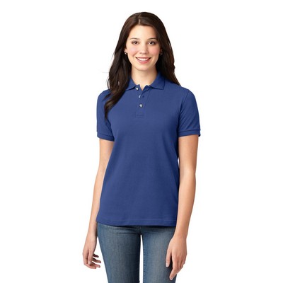 Port Authority® Ladies' Heavyweight Cotton Pique Polo Shirt