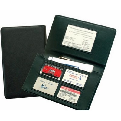 Black Glove Compartment Organizer (10 1/2"x7"x3/4")