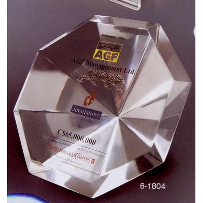 5"x3" Acrylic Diamond Replica Award