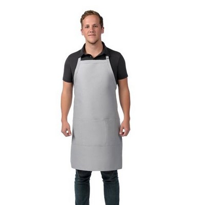 Three Pocket Butcher Bib Apron 34"L x 24"W Made in USA