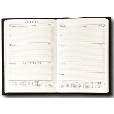 Large Bound Weekly Planner