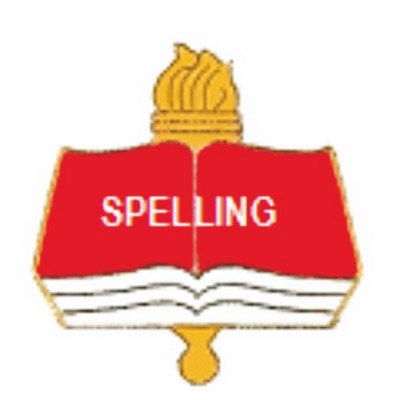 Academic Lapel Pin - 1" Enamel - "Spelling"