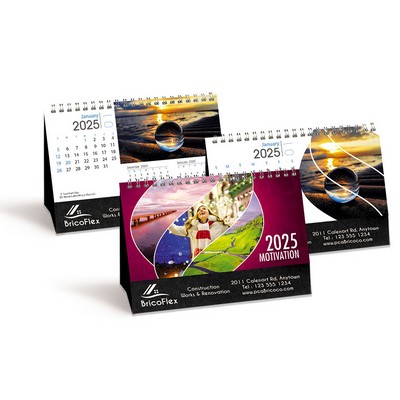 Motivation Double View Desk Calendar