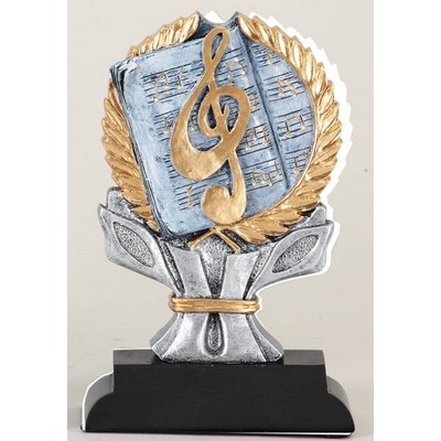 Ric Resin Impact Series Music Trophy - 6"