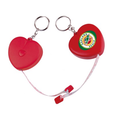 Heart Tape Measure w/ Key Chain-Close Out