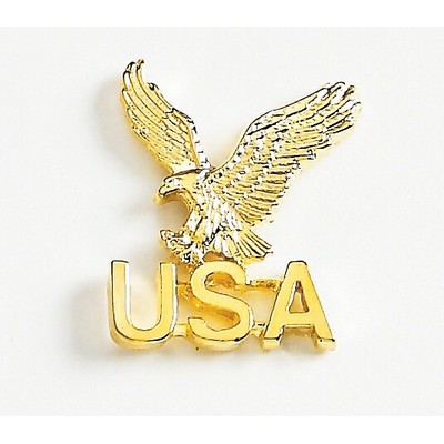 USA Eagle Marken Design Cast Lapel Pin (Up to 1 1/4")