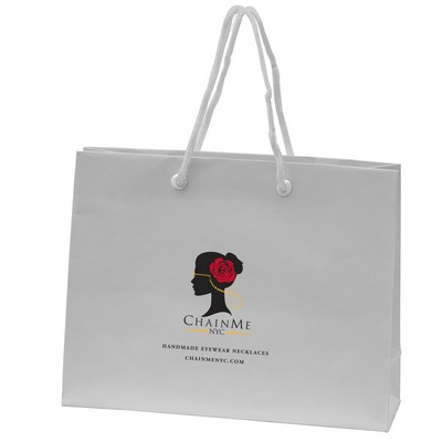 Matte Paper Euro Tote Bag (9"x3"x7"x3")