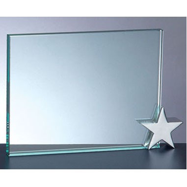 Achievement Award W/ Chrome Star Holder (6x8)