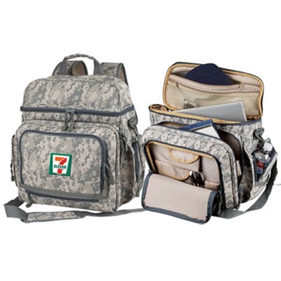 Digital Camo Compu Backpack (17"x17")