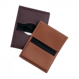 Top Grain Elite Leather Business Card Case