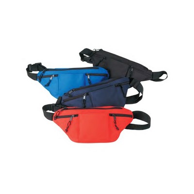 Poly Four Zipper Fanny Pack