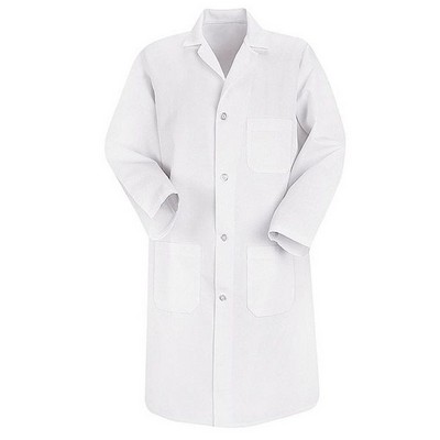 Red Kap® Men's 4 Button Closure Lab Coat w/Exterior Chest Pocket