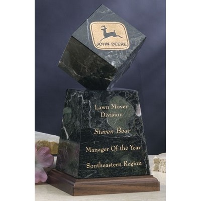 2.5" Cube Genuine Marble Grand Master Leadership Award