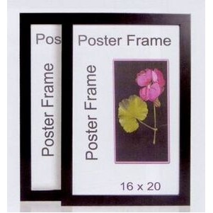 Matte Black Polymer Poster Frame - 24x36