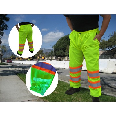 Poly Mesh Safety Pants w/ANSI/ISEA 107-2015 Class E