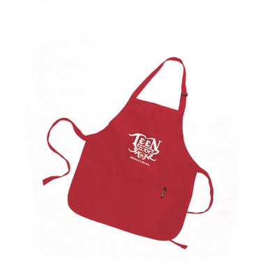 Qtees Medium Length Apron W/ Pouch