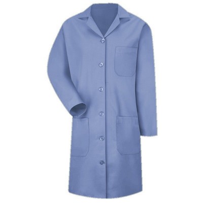 Red Kap™ Women's Lab Coat w/Six Button Closure - Light Blue