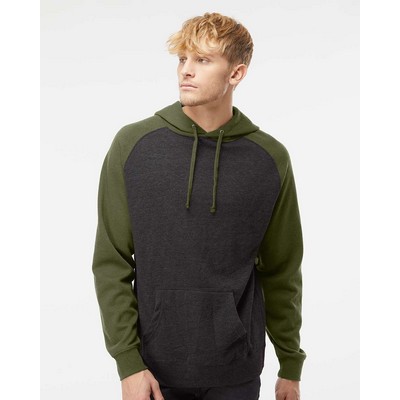 Independent Trading Co. Raglan Hooded Sweatshirt