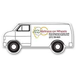 Static Cling Decal (1.5"x3.5") Van