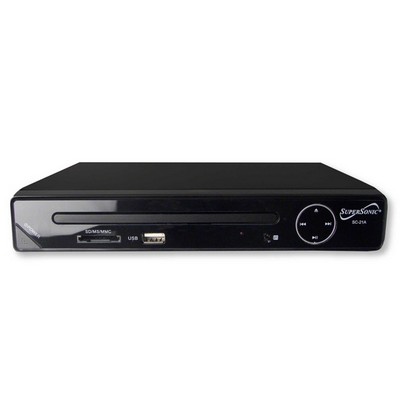 SuperSonic 2.0 Channel DVD Player w/ USB Input & SD Card Slot