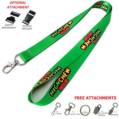 5/8" Dye-Sublimation Lanyard (15 Mil)