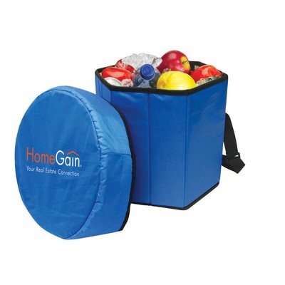 Folding Portable Game Cooler Seat