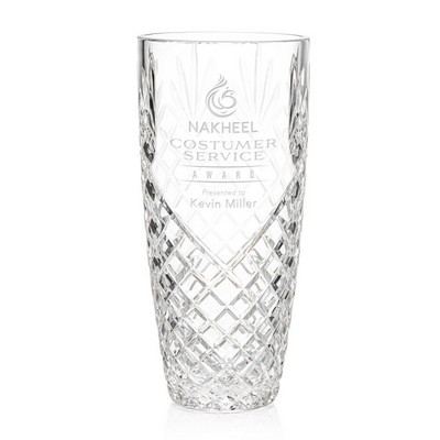 Taunton Vase - Lead Crystal 10½"