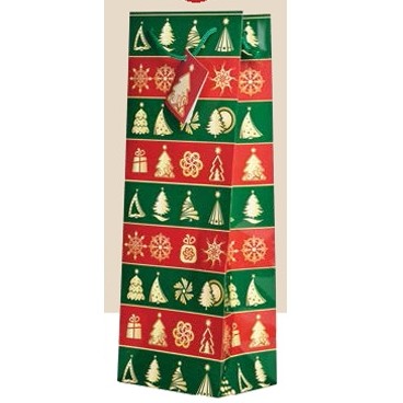 The Holiday Wine Bottle Gift Bag (Wrapping Paper)