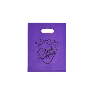 Frosted Grape Colored Poly Merchandise Bag/ 2.5 Mil (9"x12")