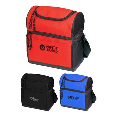 Double Compartment Cooler Lunch Bag