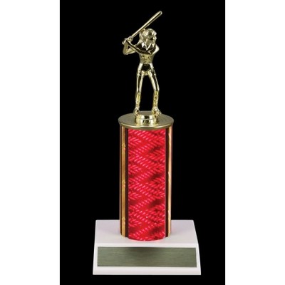 7" Single Column Baseball Economy Series Trophy