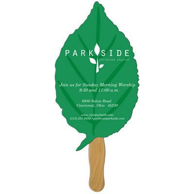 Leaf Fast Hand Fan (1 Side) 1 Day