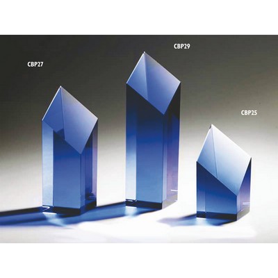 Blue Paragon Optic Crystal Award (2-3/8"x9")