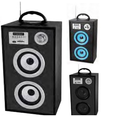 Portable Rechargeable Speaker with Karaoke & FM Radio